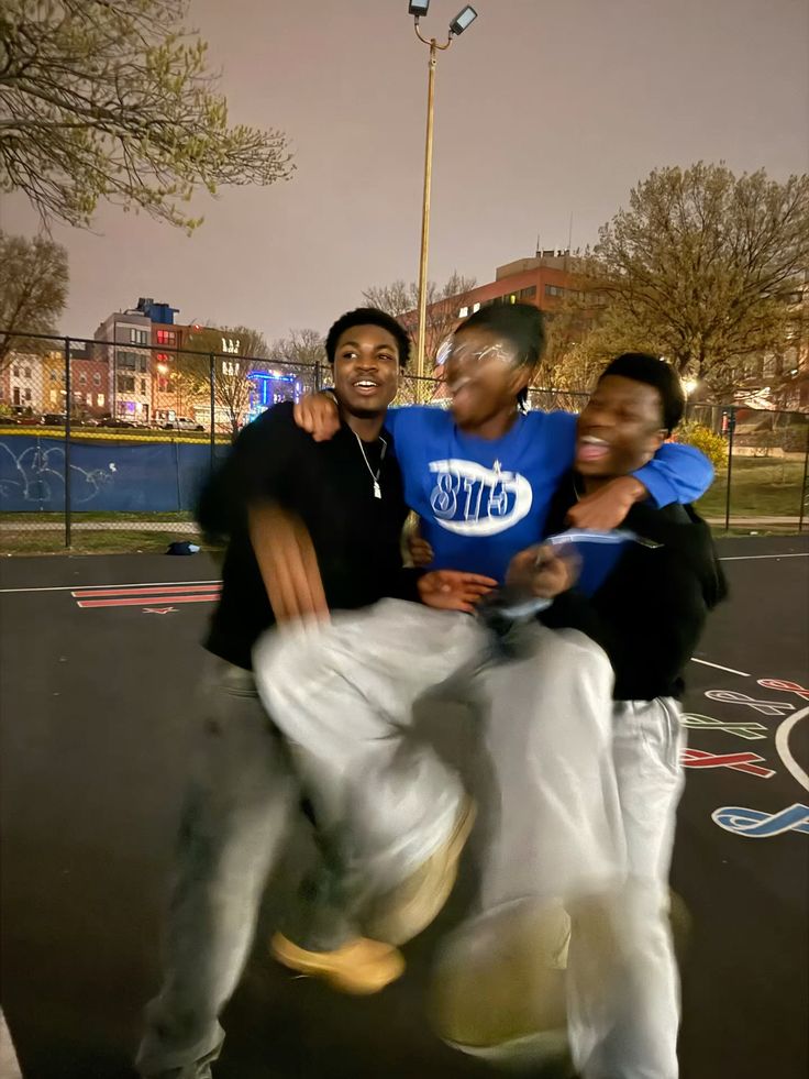 Friends having fun