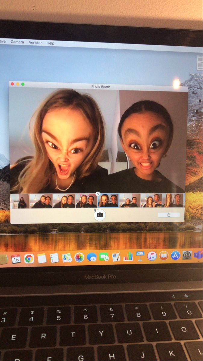 Friends on Photo Booth